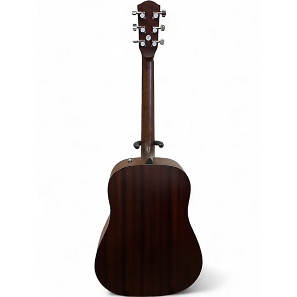 Used Fender CD100 Left Handed Natural Acoustic Guitar