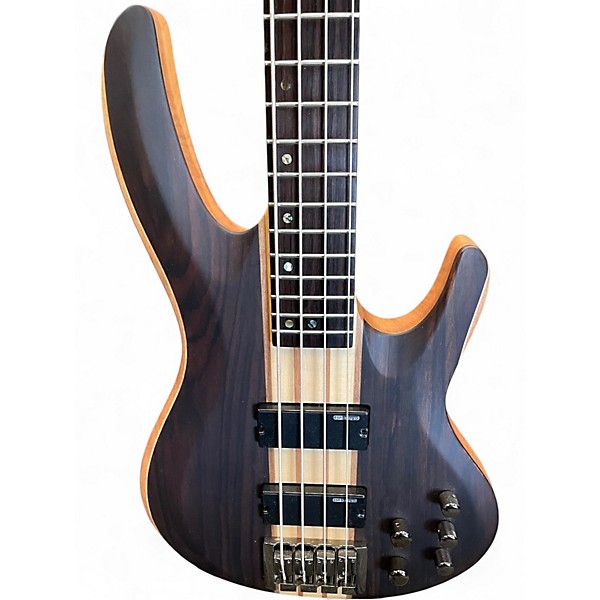 Used ESP LTD B4E Walnut Electric Bass Guitar
