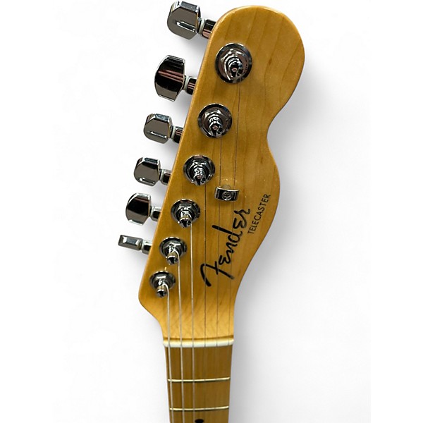 Used Fender American Elite Telecaster Mystic Black Solid Body Electric Guitar