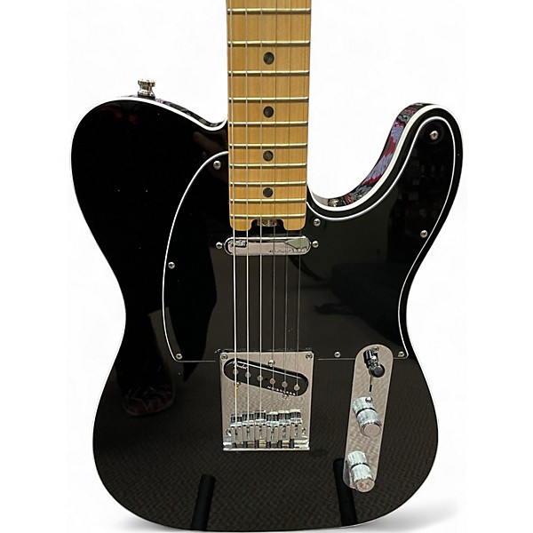 Used Fender American Elite Telecaster Mystic Black Solid Body Electric Guitar