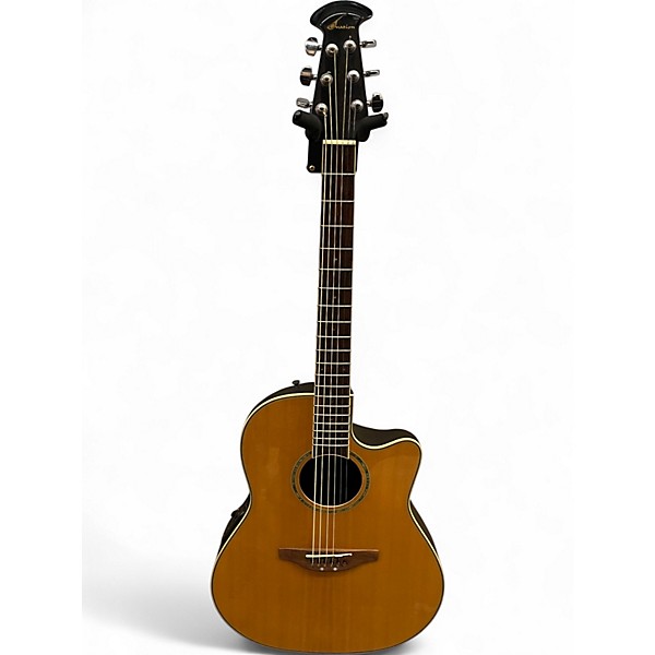 Used Ovation CELEBRITY GC057 Natural Acoustic Electric Guitar