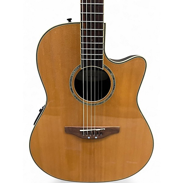 Used Ovation CELEBRITY GC057 Natural Acoustic Electric Guitar