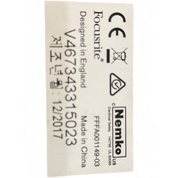 Used Focusrite Scarlett 2i2 Gen 2 Audio Interface