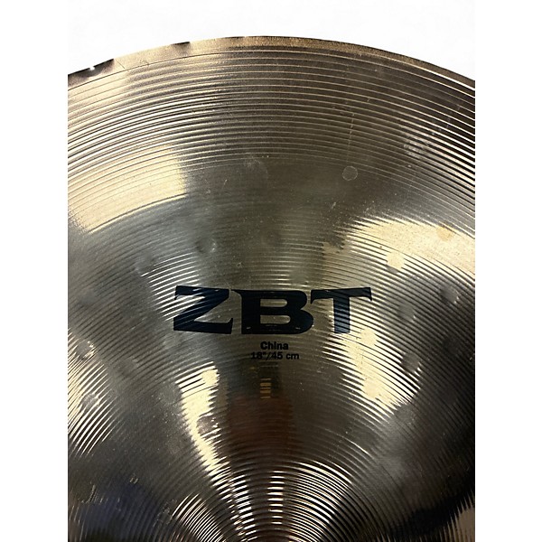 Used Zildjian 18in ZBT China Cymbal