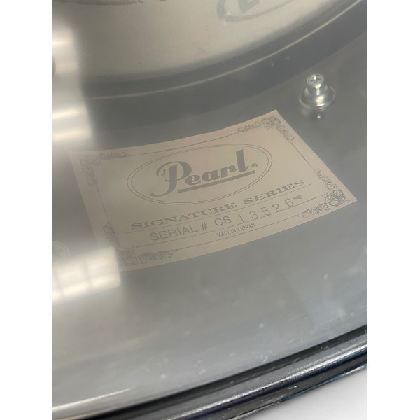 Used 2013 Pearl 14X5 Chad Smith Snare Black Drum
