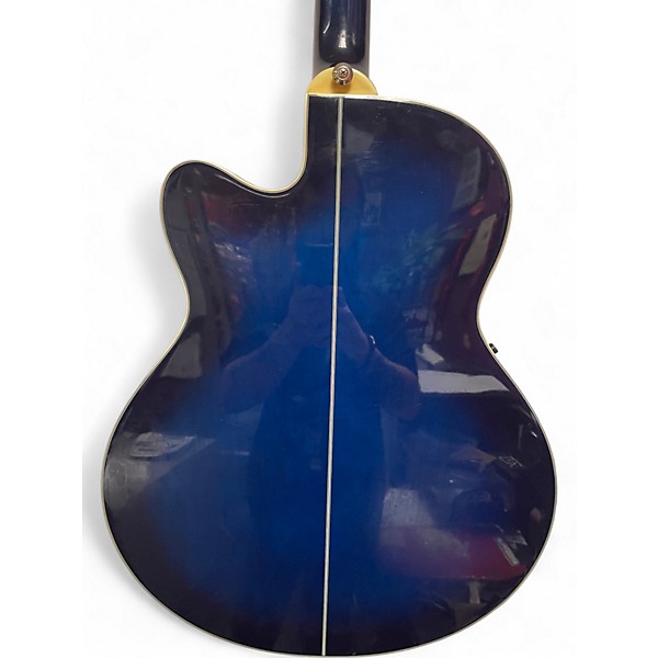 Used Ibanez AEL20E Blue Burst Acoustic Electric Guitar
