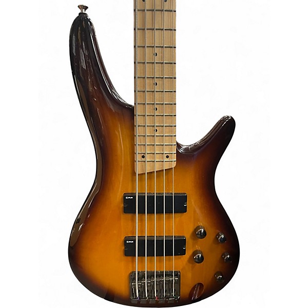 Used Ibanez SR375M Brown Burst Electric Bass Guitar