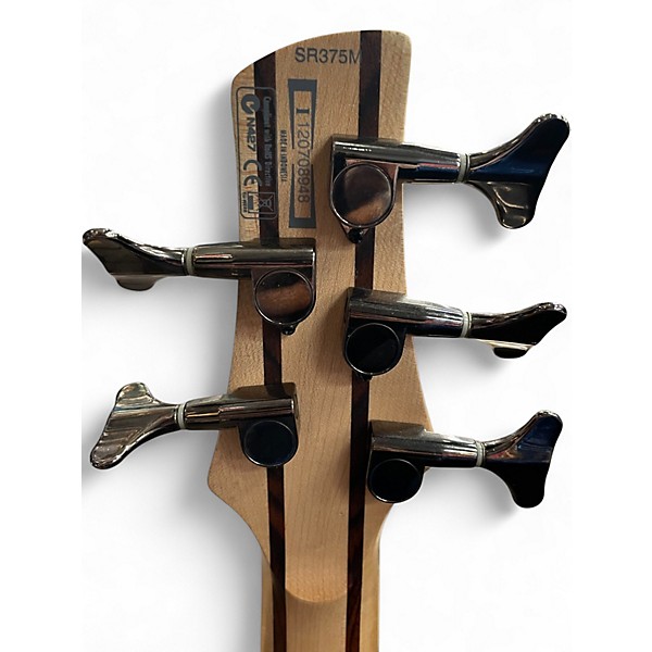 Used Ibanez SR375M Brown Burst Electric Bass Guitar