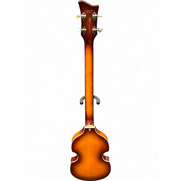 Used Hofner HI-BB-SE Sunburst Electric Bass Guitar