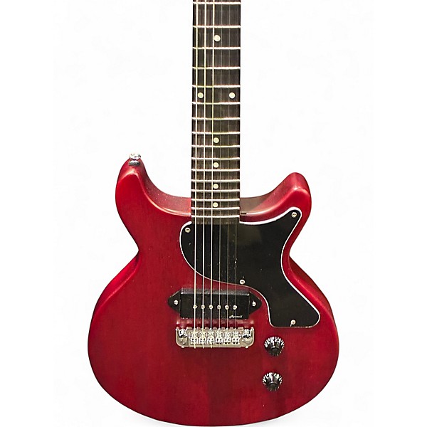 Used Harley Benton DC-Junior Faded Cherry Solid Body Electric Guitar