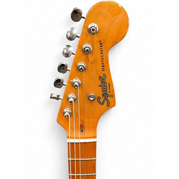 Used Squier Classic Vibe 1950S Stratocaster 3 Color Sunburst Solid Body Electric Guitar