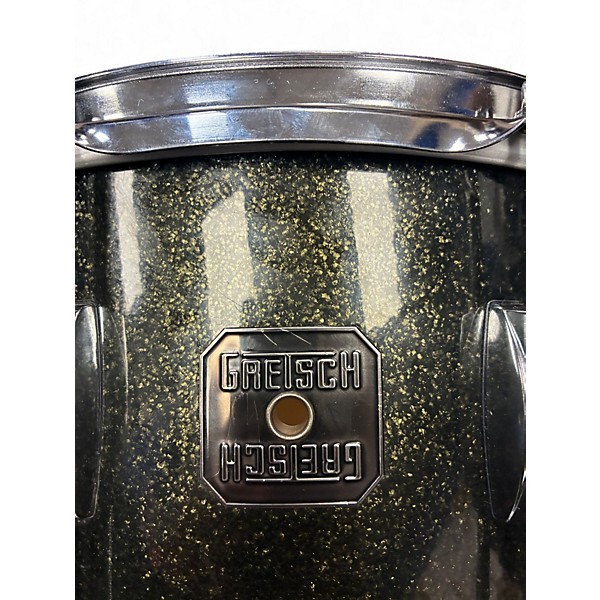 Used Gretsch Drums 13X6.5 Catalina Snare Black Sparkle Drum