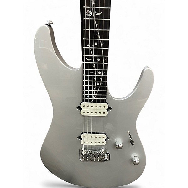 Used Ibanez TOD10 Tim Henson Signature Classic Silver Solid Body Electric Guitar