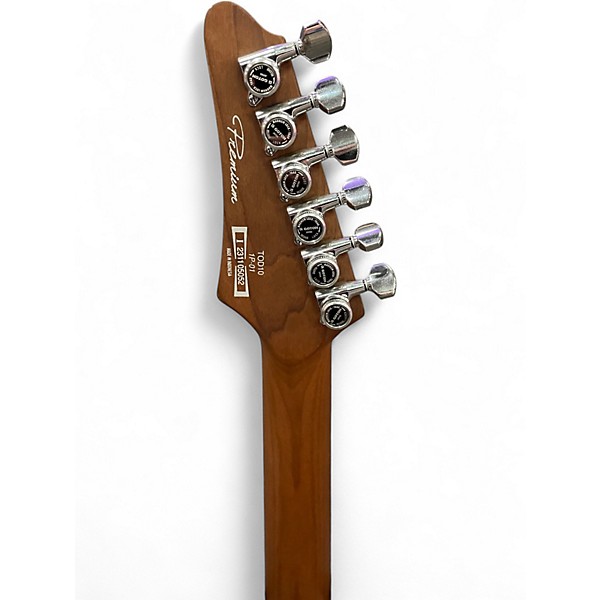 Used Ibanez TOD10 Tim Henson Signature Classic Silver Solid Body Electric Guitar