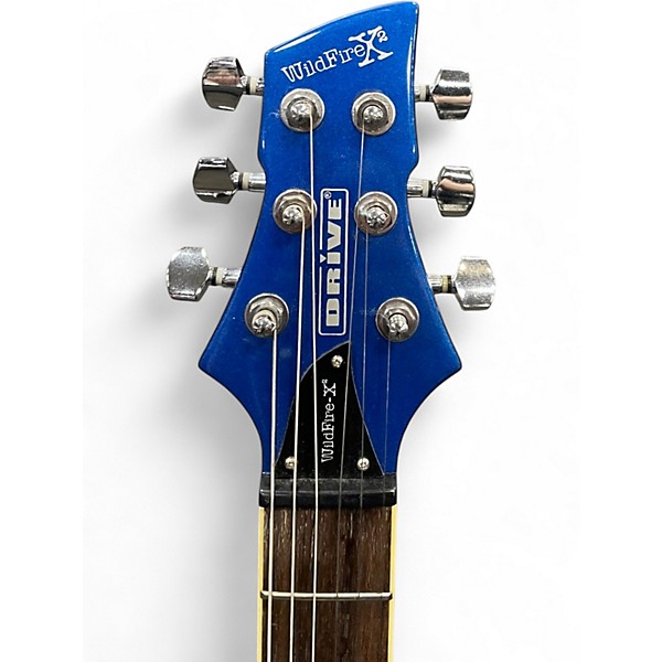Used Drive WILDFIRE X Blue Sapphire Solid Body Electric Guitar