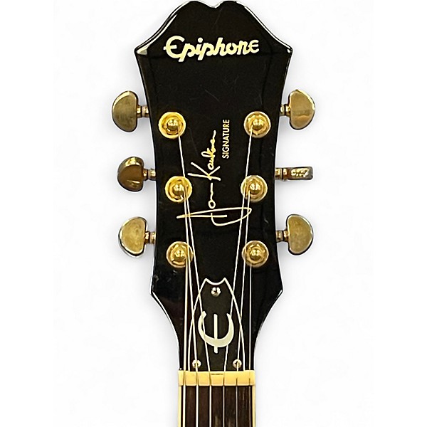 Used Epiphone Jorma Kaukonen Riviera Deluxe Cherry Hollow Body Electric Guitar