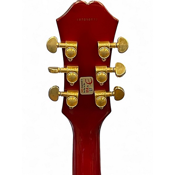 Used Epiphone Jorma Kaukonen Riviera Deluxe Cherry Hollow Body Electric Guitar