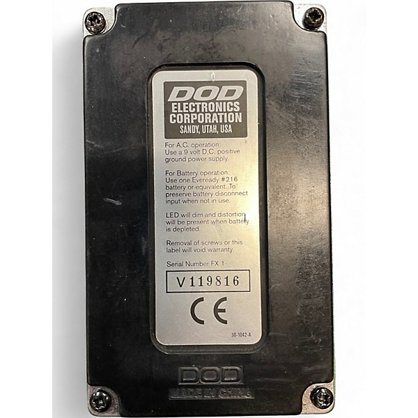 Used DOD FX25B Envelope Filter Effect Pedal