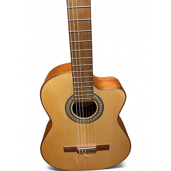 Used Lucero LC150SCE Natural Classical Acoustic Electric Guitar