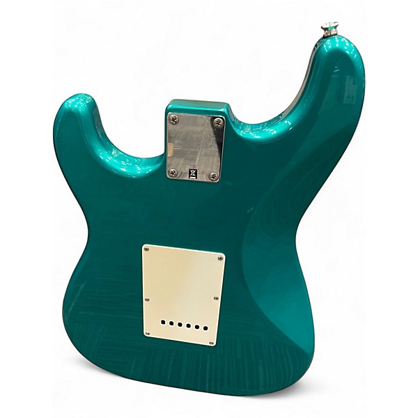 Used Squier Affinity Stratocaster Metallic Teal  Solid Body Electric Guitar