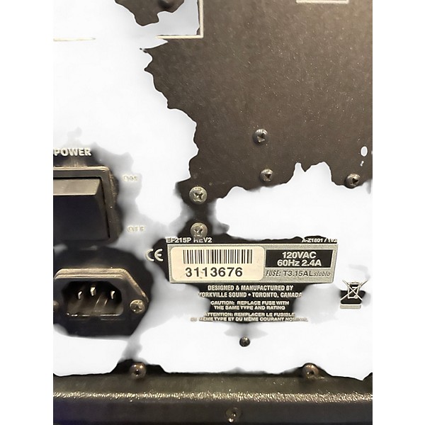 Used Yorkville EF215P Powered Speaker