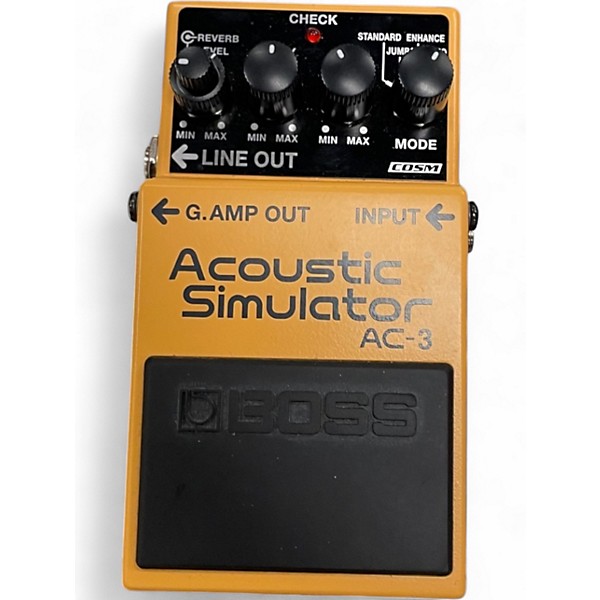 Used BOSS AC3 Acoustic Simulator Effect Pedal