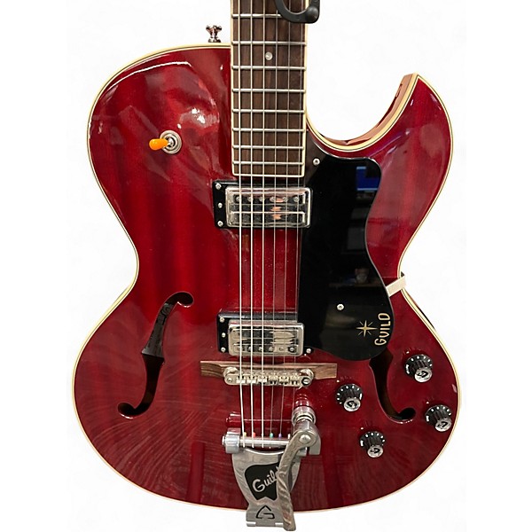 Used Guild STARFIRE III CHERR RED Hollow Body Electric Guitar