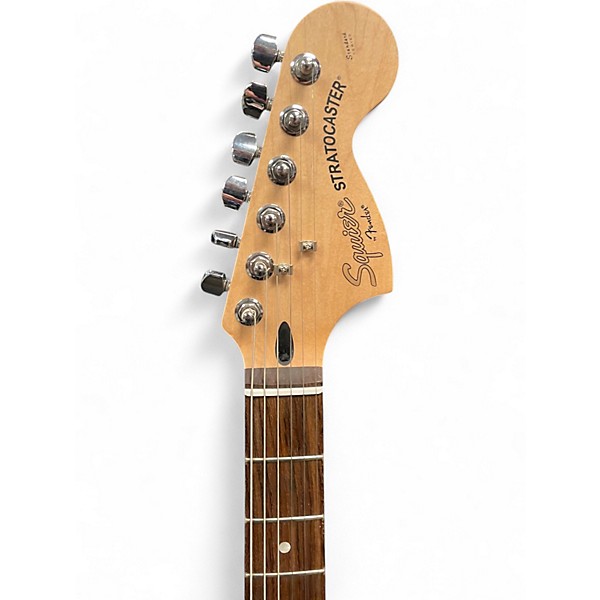 Used Squier Standard Stratocaster Silverburst Solid Body Electric Guitar