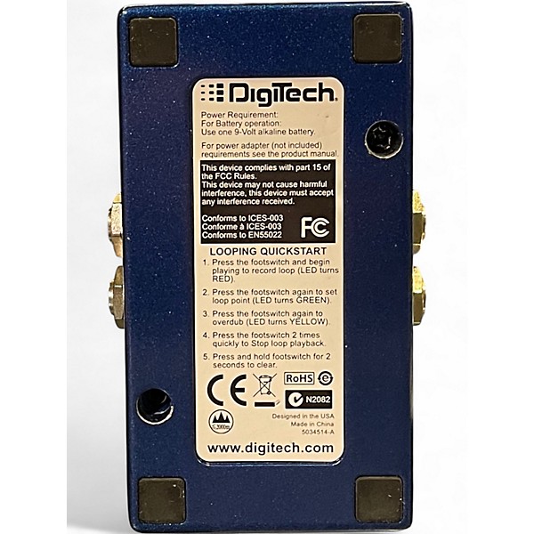 Used DigiTech JamMan Express XT Looper Pedal