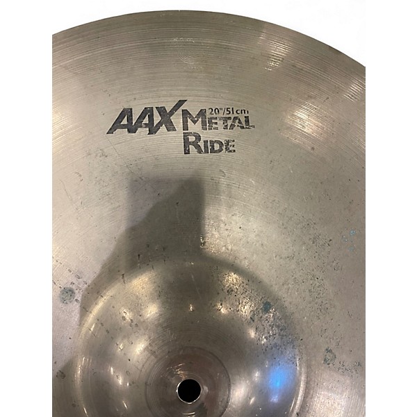 Used SABIAN 20in AAX Metal Ride Brilliant Cymbal