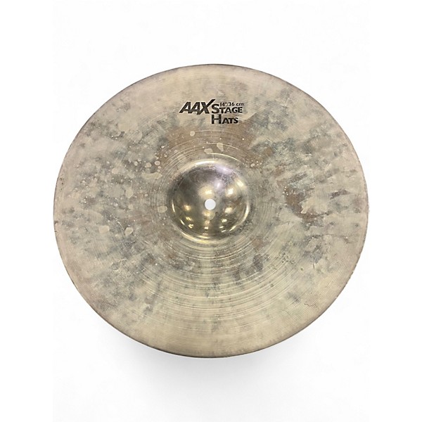 Used SABIAN 14in AAX Stage Hi Hat Pair Cymbal