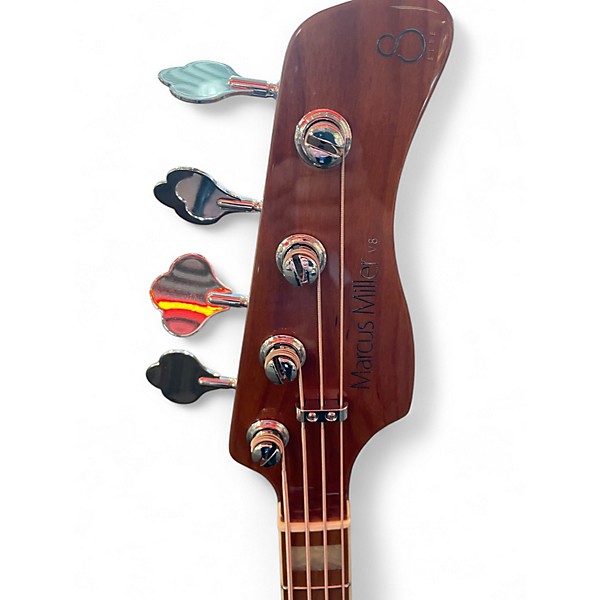 Used Sire V8 Natural Electric Bass Guitar