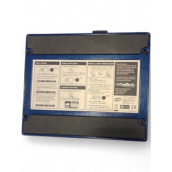 Used DigiTech JamMan Looper / Phrase Sampler Pedal