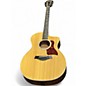 Used Taylor 214CE Deluxe Natural Acoustic Electric Guitar thumbnail