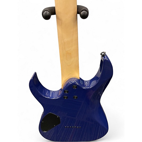 Used Ibanez GIO7 Trans Blue Solid Body Electric Guitar