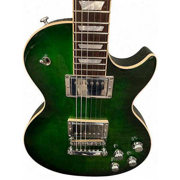 Used 2017 Gibson Les Paul Classic HP Green Ocean Solid Body Electric Guitar