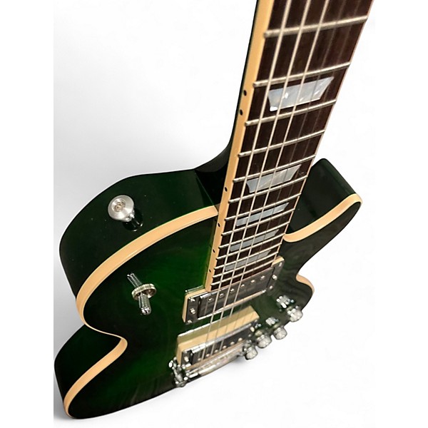 Used 2017 Gibson Les Paul Classic HP Green Ocean Solid Body Electric Guitar