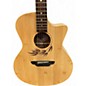 Used Luna WL-BAMBOO-GAE Natural Acoustic Electric Guitar