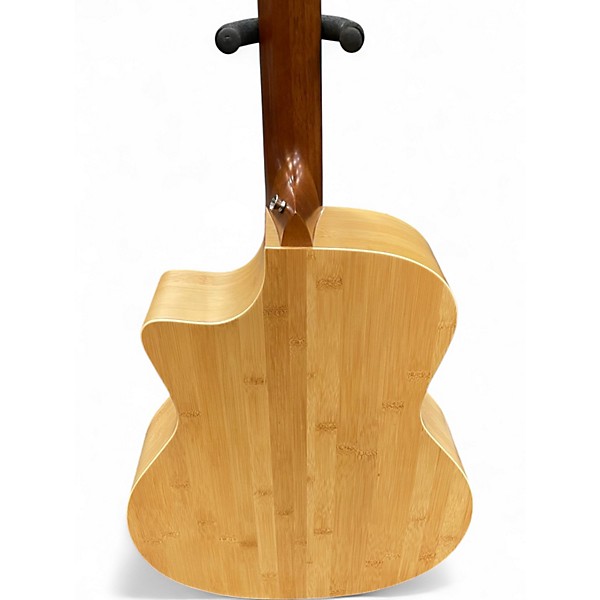 Used Luna WL-BAMBOO-GAE Natural Acoustic Electric Guitar