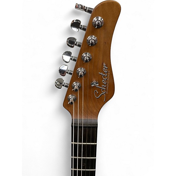 Used Schecter Guitar Research Diamond Series PT Seafoam Green Solid Body Electric Guitar