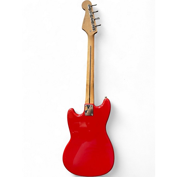 Used Squier Bronco Dakota Red Electric Bass Guitar