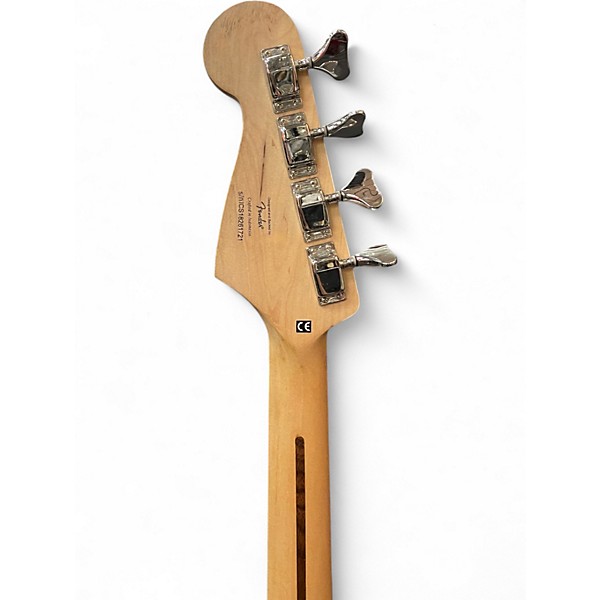 Used Squier Bronco Black Electric Bass Guitar