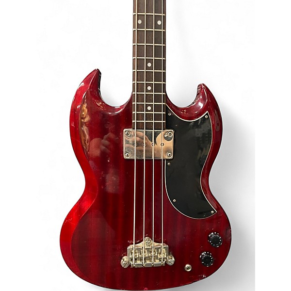 Used Epiphone EB0 Cherry Electric Bass Guitar