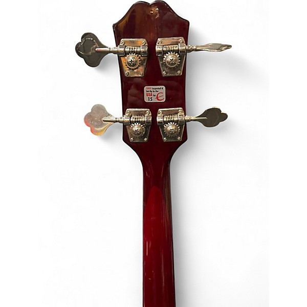 Used Epiphone EB0 Cherry Electric Bass Guitar