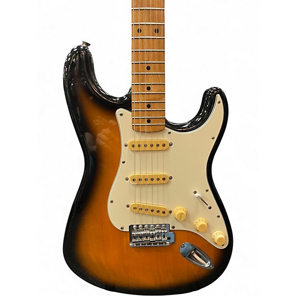 Used Squier Affinity Stratocaster 2 Color Sunburst Solid Body Electric Guitar