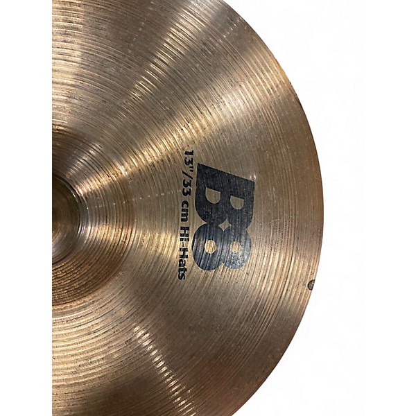 Used SABIAN 13in B8 Hi Hat Pair Cymbal