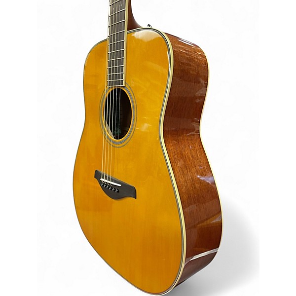 Used 2025 Yamaha FG-TA Antique Natural Acoustic Electric Guitar