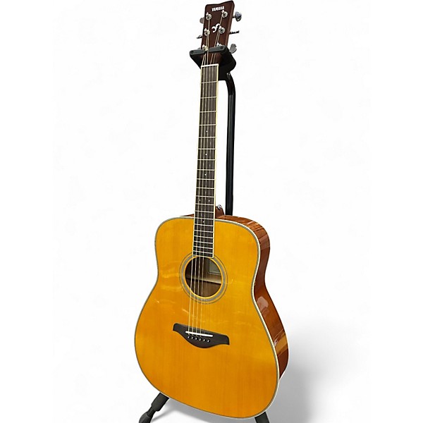 Used 2025 Yamaha FG-TA Antique Natural Acoustic Electric Guitar