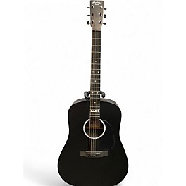 Used Martin DX JOHNNY CASH Black Acoustic Electric Guitar