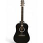 Used Martin DX JOHNNY CASH Black Acoustic Electric Guitar thumbnail